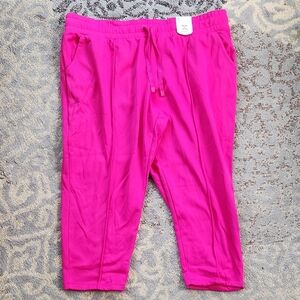 Xersion Quick-Dri Jogger Pants Hot Pink 2XL